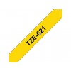 LABELTAPE BROTHER TZE-621 9MMX8M GEEL/ZWART