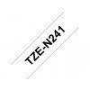 LABELTAPE BROTHER TZE-N241 18MMX8M WIT/ZWART