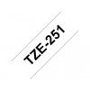 LABELTAPE BROTHER TZE-251 24MMX8M WIT/ZWART