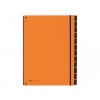 SORTEERMAP PAGNA TREND 12TAB A4 PP ORANJE