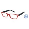 LEESBRIL +2.00 FEELING ROOD-ZWART