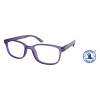 LEESBRIL +3.00 REGENBOOG LILA