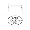 ENVELOP QUANTORE BANK EA5/6 110X220 ZK 80GR WIT