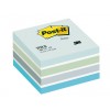 MEMOBLOK KUBUS 3M POST-IT 2028B 76X76MM AQUA BLAUW