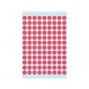 ETIKET HERMA 1846 ROND 8MM 540ST FLUOR ROOD