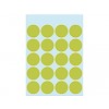 ETIKET HERMA 1878 ROND 19MM 100ST FLUOR GROEN