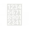ETIKET HERMA 4170 GETAL 0-9 25MM WIT