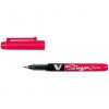 FINELINER PILOT V SIGN ROND 0.6MM ROOD