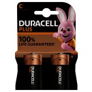 BATTERIJ DURACELL PLUS C 2ST