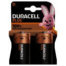 BATTERIJ DURACELL PLUS D 2ST