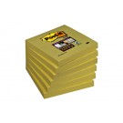 MEMOBLOK 3M POST-IT 654 76X76 SUPER STICKY GEEL