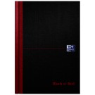 NOTITIEBOEK OXFORD BLACK N' RED A5 LIJN