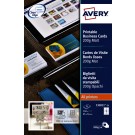 VISITEKAART AVERY C32011-10 85X54MM 100ST