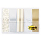 INDEXTABS POST-IT 684 12MMX43MM METALIC GOUD ZILVER