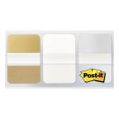 INDEXTABS POST-IT 686 25MMX38MM WIT GOUD ZILVER