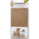 BLOKZAK FOLIA KRAFT NATUREL FOODSAFE 12X6X21CM