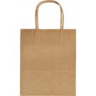 PAPIEREN ZAK FOLIA HANDVAT 18X21X8CM KRAFT NATUREL