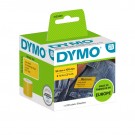 LABEL ETIKET DYMO 2133400 54MMX101MM 220STUKS ZWART/GEEL