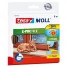 TOCHTSTRIP TESA MOLL 05463 E PROFIEL 9MMX6M BRUIN