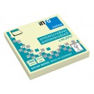 MEMOBLOK INFO NOTES 75X75MM HYGIENISCH ANTIMICROBIEEL GEEL