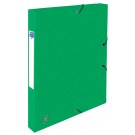 ELASTOBOX OXFORD TOP FILE+ A4 25MM GROEN