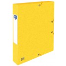 ELASTOBOX OXFORD TOP FILE+ A4 40MM GEEL