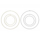 IJZEREN FIGUUR CIRKEL 4 FORMATEN 2 KLEUREN ASSORTI