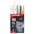KRIJTSTIFT UNI-BALL CHALK ROND SET À 4 STUKS