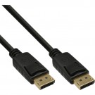 KABEL INLINE DISPLAYPT 4K60HZ M/M 2 M ZWART