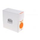 ETIKET RILLPRINT 35MM 500ST OP ROL FLUOR ROOD