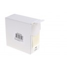 ETIKET RILLPRINT 35MM 500ST OP ROL WIT