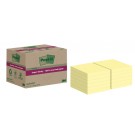 MEMOBLOK 3M POST-IT 654 RSS12CY 76MMX76MM GEEL