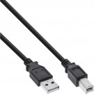 KABEL INLINE USB 2.0 A-B 3 METER ZWART