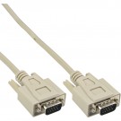 KABEL INLINE S VGA 15HD M-M 2 METER BEIGE EN GRIJS