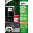 ETIKET AVERY B4775-50 210X297MM PE WIT 50ST