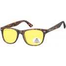 ZONNEBRIL MONTANA MET POLAR GEEL GLAS TURTLE