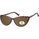 ZONNEBRIL MONTANA MET BRUIN POLAR GLAS TURTLE