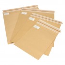 SENDBAG VERZENDVERPAKKING 38/42X44 + 9.5 CM BRUIN