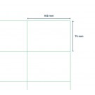 ETIKET QBASIC A4 1.000 VEL 105X74MM 8000 LABELS