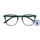 LEESBRIL +2.00 TAILOR DONKERGROEN