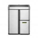 AFVALBAK EKO MIRAGE PLUS SENSOR 30L EN 2X15L RVS