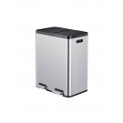 AFVALBAK EKO ESSENTIAL RECYCLER 2X30LITER RVS