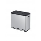 AFVALBAK EKO ESSENTIAL RECYCLER 3X20LITER RVS
