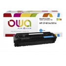 TONERCARTRIDGE OWA HP CF401A BLAUW