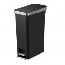 AFVALBAK EKO HANA SLIM PEDAALEMMER 40 LITER ZWART