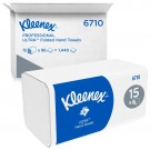 HANDDOEK KLEENEX 6710 ULTRA I-VOUW 3-LGS WIT