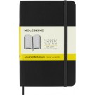 NOTITIEBOEK MOLESKINE POCKET 90X140 RUIT 5X5 SC ZW