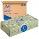 TISSUE SCOTT FACIAL 8837 2-LAAGS STANDAARD WIT