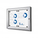 VERGRENDELBAAR NOTITIEBORD INDOOR ZILVER 2X A4