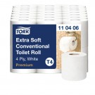 TOILETPAPIER TORK T4 PREMIUM 4LGS WIT 110406